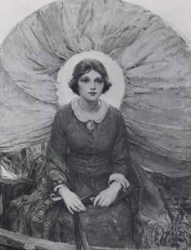 W.H.D. Koerner Madonna of the Prairie France oil painting art